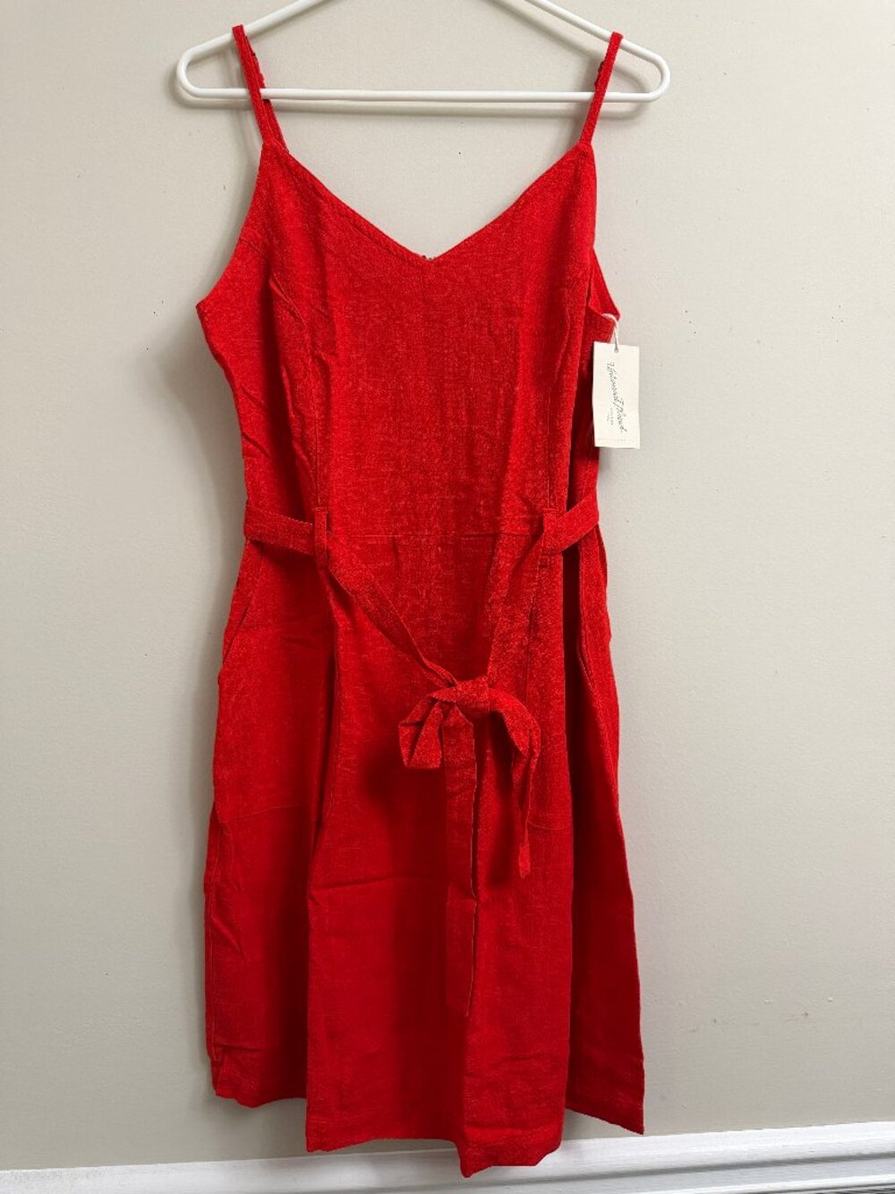 Universal Thread Women’s Sleeveless Orange Midi Dress – Size Large ~ NWT!!
